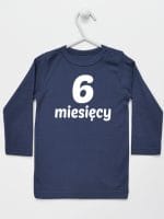 sześć miesięcy koszulka z długim rękawem kolor granatowy 018