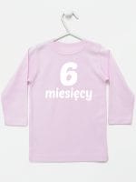 sześć miesięcy koszulka z długim rękawem kolor różowy 018