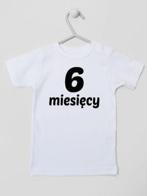 sześć miesięcy koszulka z krótkim rękawem kolor biały 018