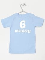 sześć miesięcy koszulka z krótkim rękawem kolor błękitny 018