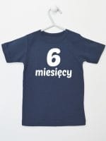 sześć miesięcy koszulka z krótkim rękawem kolor granatowy 018