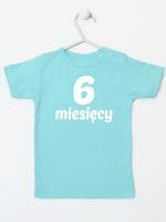 sześć miesięcy koszulka z krótkim rękawem kolor miętowy 018