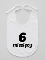 sześć miesięcy śliniak niemowlęcy kolor biały 018