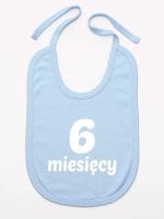 sześć miesięcy śliniak niemowlęcy kolor błękitny 018