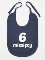 sześć miesięcy śliniak niemowlęcy kolor granatowy 018