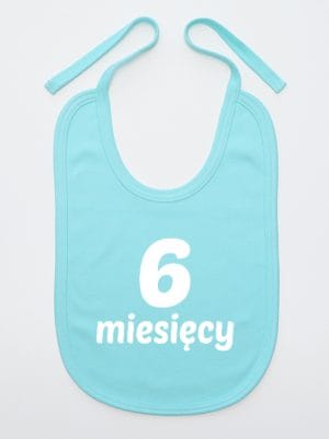 sześć miesięcy śliniak niemowlęcy kolor miętowy 018