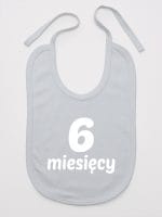 sześć miesięcy śliniak niemowlęcy kolor szary 018