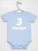 trzy miesiące body z krótkim rękawem kolor błękitny 015 trzy miesiące body z krótkim rękawem kolor błękitny 015