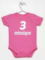 trzy miesiące body z krótkim rękawem kolor ciemny rózowy 015 trzy miesiące body z krótkim rękawem kolor ciemny rózowy 015