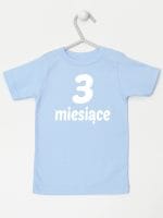trzy miesiące koszulka z krótkim rękawem kolor błękitny 015