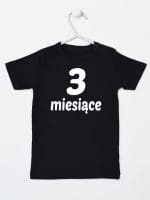 trzy miesiące koszulka z krótkim rękawem kolor czarny 015