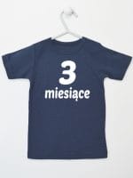 trzy miesiące koszulka z krótkim rękawem kolor granatowy 015