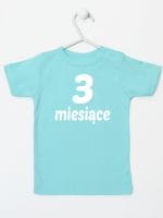 trzy miesiące koszulka z krótkim rękawem kolor miętowy 015