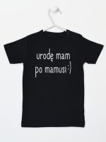 urodę mam po mamusi koszulka z krótkim rękawem kolor czarny 087