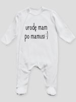 urodę mam po mamusi pajacyk śpioszek ze stópkami 087