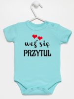 weż się przytul body z krótkim rękawem kolor miętowy 209