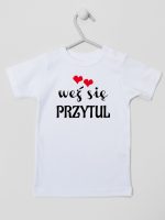 weż się przytul koszulka z krótkim rękawem kolor biały 209