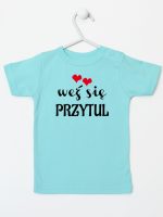 weż się przytul koszulka z krótkim rękawem kolor miętowy 209