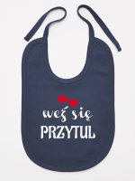 weż się przytul śliniak niemowlęcy kolor granatowy 209