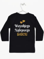 wszystkiego najlepszego babciu z sercami koszulka z długim rękawem kolor czarny 254 wszystkiego najlepszego babciu z sercami koszulka z długim rękawem kolor czarny 254