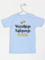 wszystkiego najlepszego babciu z sercami koszulka z krótkim rękawem kolor błękitny 254 wszystkiego najlepszego babciu z sercami koszulka z krótkim rękawem kolor błękitny 254