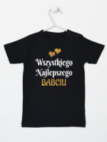 wszystkiego najlepszego babciu z sercami koszulka z krótkim rękawem kolor czarny 254 wszystkiego najlepszego babciu z sercami koszulka z krótkim rękawem kolor czarny 254