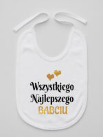 wszystkiego najlepszego babciu z sercami śliniak niemowlęcy kolor biały 254 wszystkiego najlepszego babciu z sercami śliniak niemowlęcy kolor biały 254