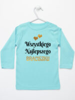 wszystkiego najlepszego braciszku z sercami koszulka z długim rękawem kolor miętowy 256 wszystkiego najlepszego braciszku z sercami koszulka z długim rękawem kolor miętowy 256