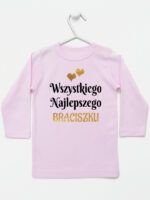 wszystkiego najlepszego braciszku z sercami koszulka z długim rękawem kolor różowy 256 wszystkiego najlepszego braciszku z sercami koszulka z długim rękawem kolor różowy 256