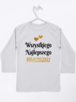 wszystkiego najlepszego braciszku z sercami koszulka z długim rękawem kolor szary 256 wszystkiego najlepszego braciszku z sercami koszulka z długim rękawem kolor szary 256