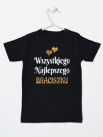 wszystkiego najlepszego braciszku z sercami koszulka z krótkim rękawem kolor czarny 256 wszystkiego najlepszego braciszku z sercami koszulka z krótkim rękawem kolor czarny 256