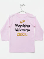 wszystkiego najlepszego ciociu z sercami koszulka z długim rękawem kolor różowy 251 wszystkiego najlepszego ciociu z sercami koszulka z długim rękawem kolor różowy 251