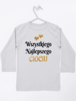 wszystkiego najlepszego ciociu z sercami koszulka z długim rękawem kolor szary 251 wszystkiego najlepszego ciociu z sercami koszulka z długim rękawem kolor szary 251