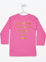 wszystkiego najlepszego ciociu z twoim tekstem koszulka z długim rękawem kolor ciemny różowy 206