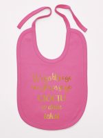 wszystkiego najlepszego ciociu z twoim tekstem śliniak niemowlęcy kolor ciemny różowy 206