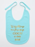 wszystkiego najlepszego ciociu z twoim tekstem śliniak niemowlęcy kolor miętowy 206