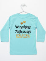 wszystkiego najlepszego dziadziu z sercami koszulka z długim rękawem kolor miętowy 255 wszystkiego najlepszego dziadziu z sercami koszulka z długim rękawem kolor miętowy 255