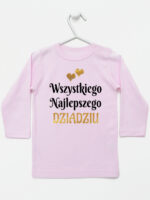 wszystkiego najlepszego dziadziu z sercami koszulka z długim rękawem kolor różowy 255 wszystkiego najlepszego dziadziu z sercami koszulka z długim rękawem kolor różowy 255