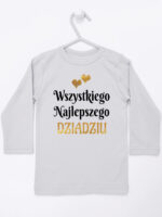 wszystkiego najlepszego dziadziu z sercami koszulka z długim rękawem kolor szary 255 wszystkiego najlepszego dziadziu z sercami koszulka z długim rękawem kolor szary 255