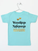 wszystkiego najlepszego dziadziu z sercami koszulka z krótkim rękawem kolor miętowy 255 wszystkiego najlepszego dziadziu z sercami koszulka z krótkim rękawem kolor miętowy 255