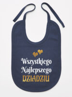 wszystkiego najlepszego dziadziu z sercami śliniak niemowlęcy kolor granatowy 255 wszystkiego najlepszego dziadziu z sercami śliniak niemowlęcy kolor granatowy 255