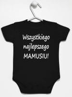 wszystkiego najlepszego mamusiu body z krótkim rękawem kolor czarny 044 wszystkiego najlepszego mamusiu body z krótkim rękawem kolor czarny 044