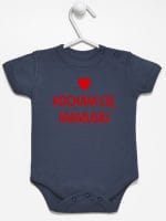 wszystkiego najlepszego mamusiu body z krótkim rękawem kolor granatowy 001