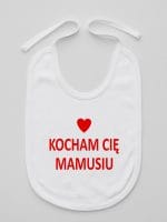 wszystkiego najlepszego mamusiu śliniak niemowlęcy kolor biały 001