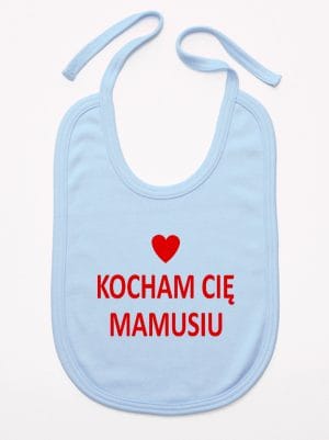 wszystkiego najlepszego mamusiu śliniak niemowlęcy kolor błękitny 001