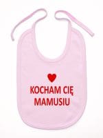 wszystkiego najlepszego mamusiu śliniak niemowlęcy kolor różowy 001