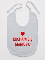 wszystkiego najlepszego mamusiu śliniak niemowlęcy kolor szary 001