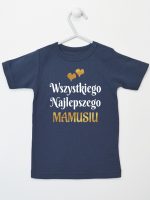 wszystkiego najlepszego mamusiu z sercami koszulka z krótkim rękawem kolor granatowy 248 wszystkiego najlepszego mamusiu z sercami koszulka z krótkim rękawem kolor granatowy 248