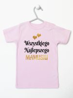 wszystkiego najlepszego mamusiu z sercami koszulka z krótkim rękawem kolor różowy 248 wszystkiego najlepszego mamusiu z sercami koszulka z krótkim rękawem kolor różowy 248