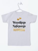 wszystkiego najlepszego mamusiu z sercami koszulka z krótkim rękawem kolor szary 248 wszystkiego najlepszego mamusiu z sercami koszulka z krótkim rękawem kolor szary 248